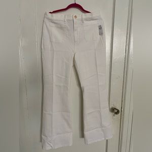 GAP Denim White Flare Jeans